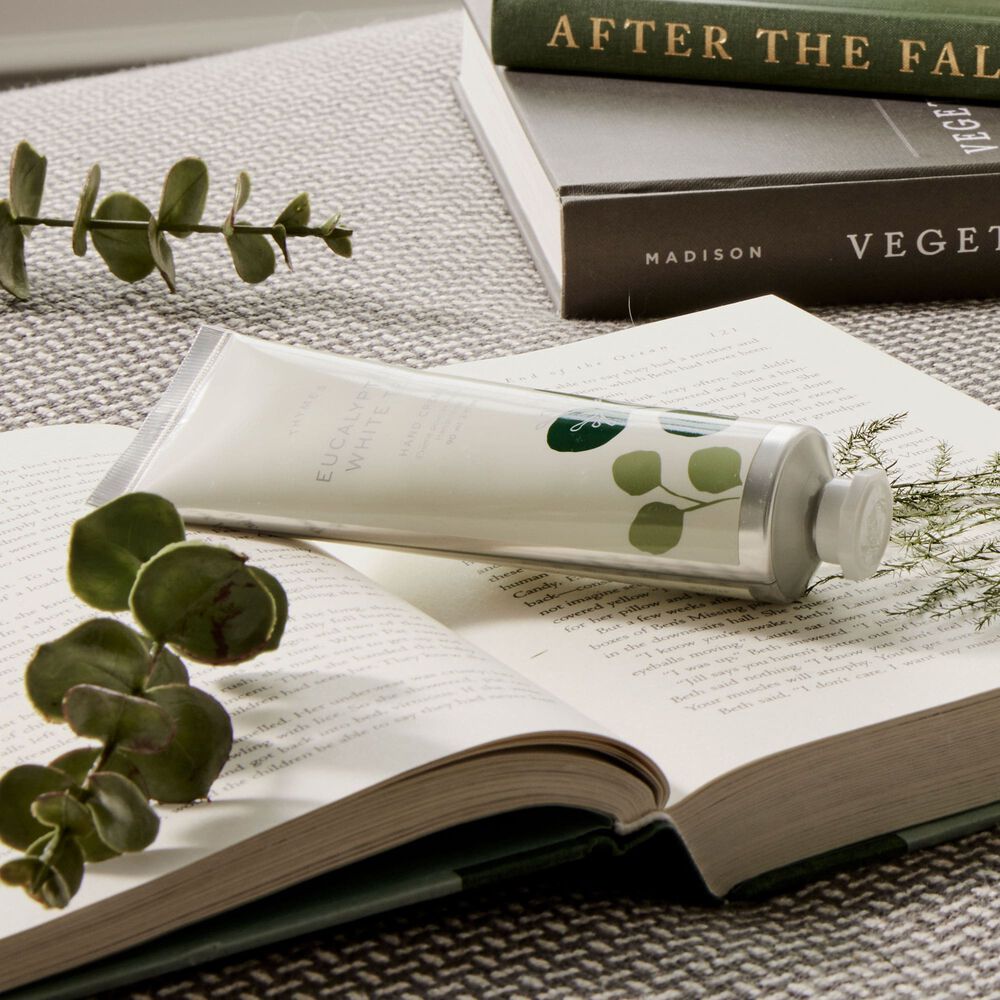 Thymes Eucalyptus White Tea Hand Cream a Relaxing Fragrance image number 2
